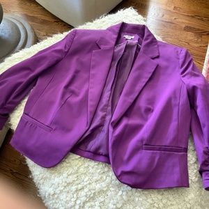 Purple cropped jacket